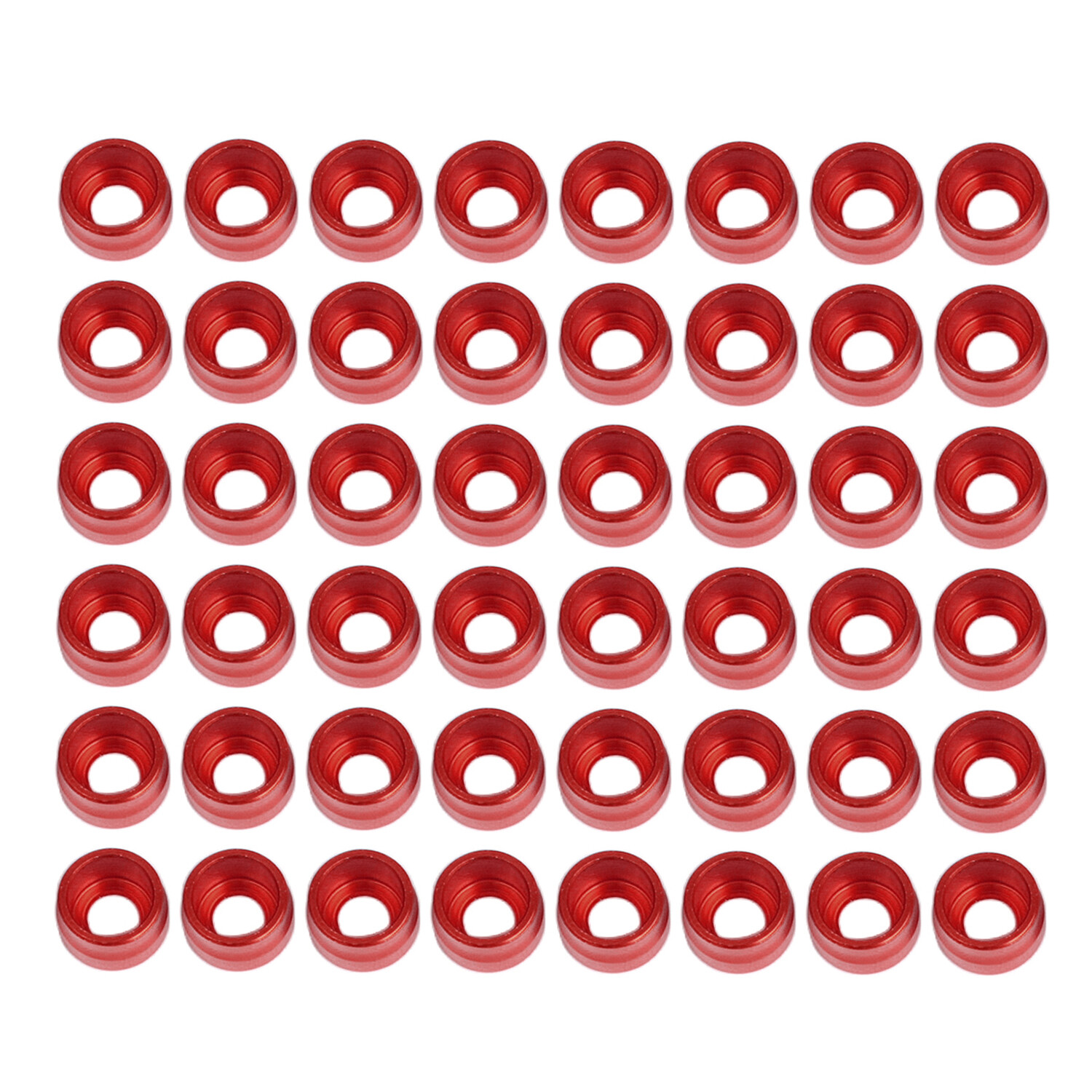48X Red Engine Bolt Cover Caps For Harley Touring Electra Road Street Glide FLHX