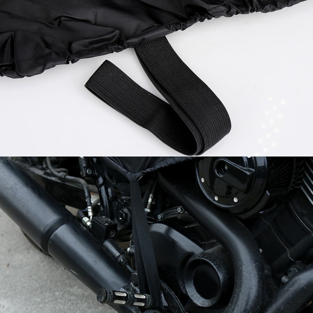 M 210T Lightweight Outdoor Motorcycle Half Cover for Harley Davidson Sportbikes