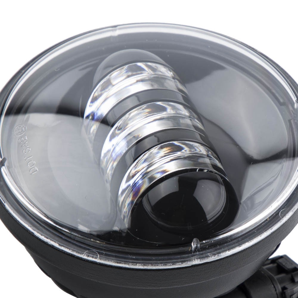 New 200W 7″ Inch LED Projector Headlight & 4.5″ Passing Lights for Motorcycle