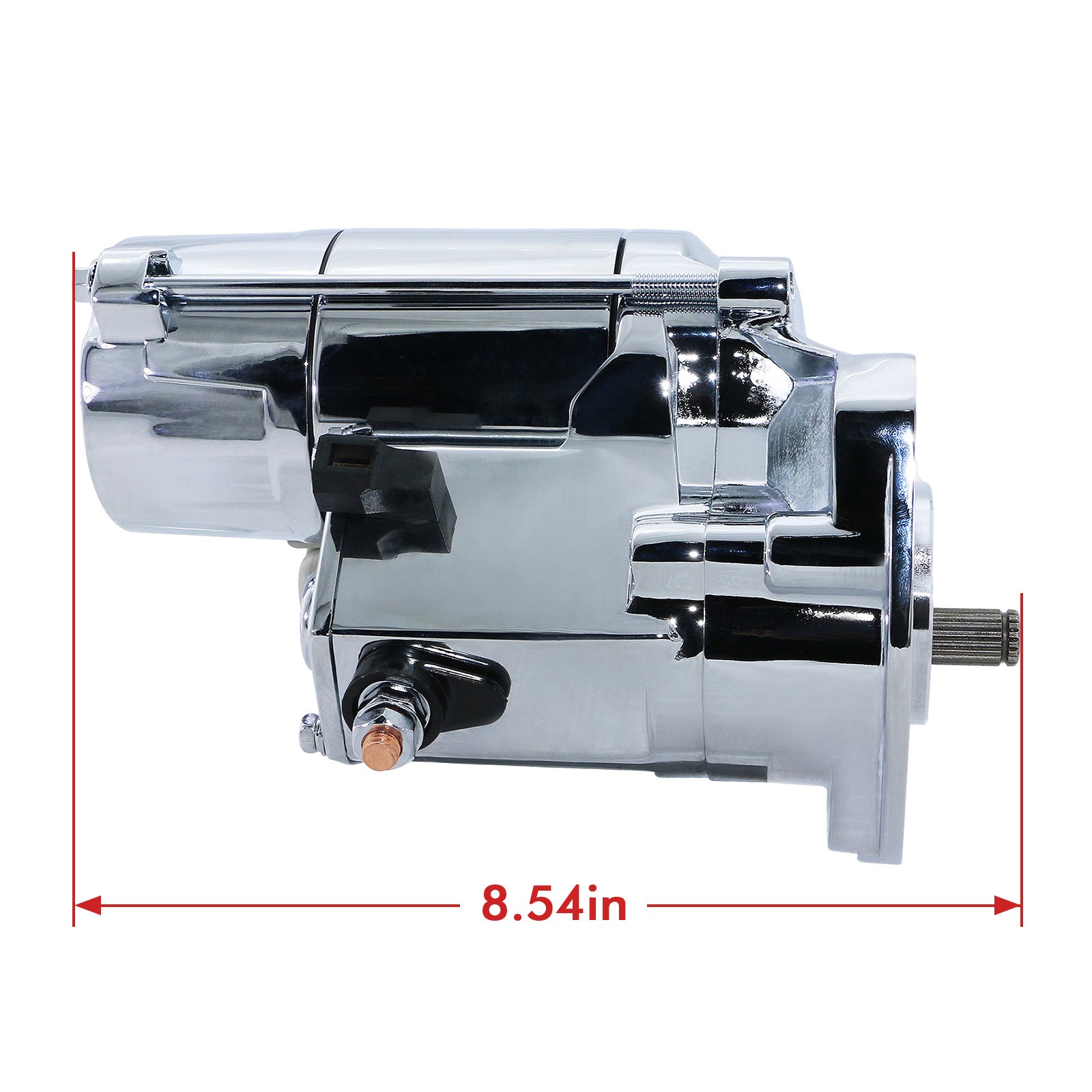 Starter Motor For Harley Davidson 1340cc 1450cc 1989 Chrome Power Rating 2.0kw