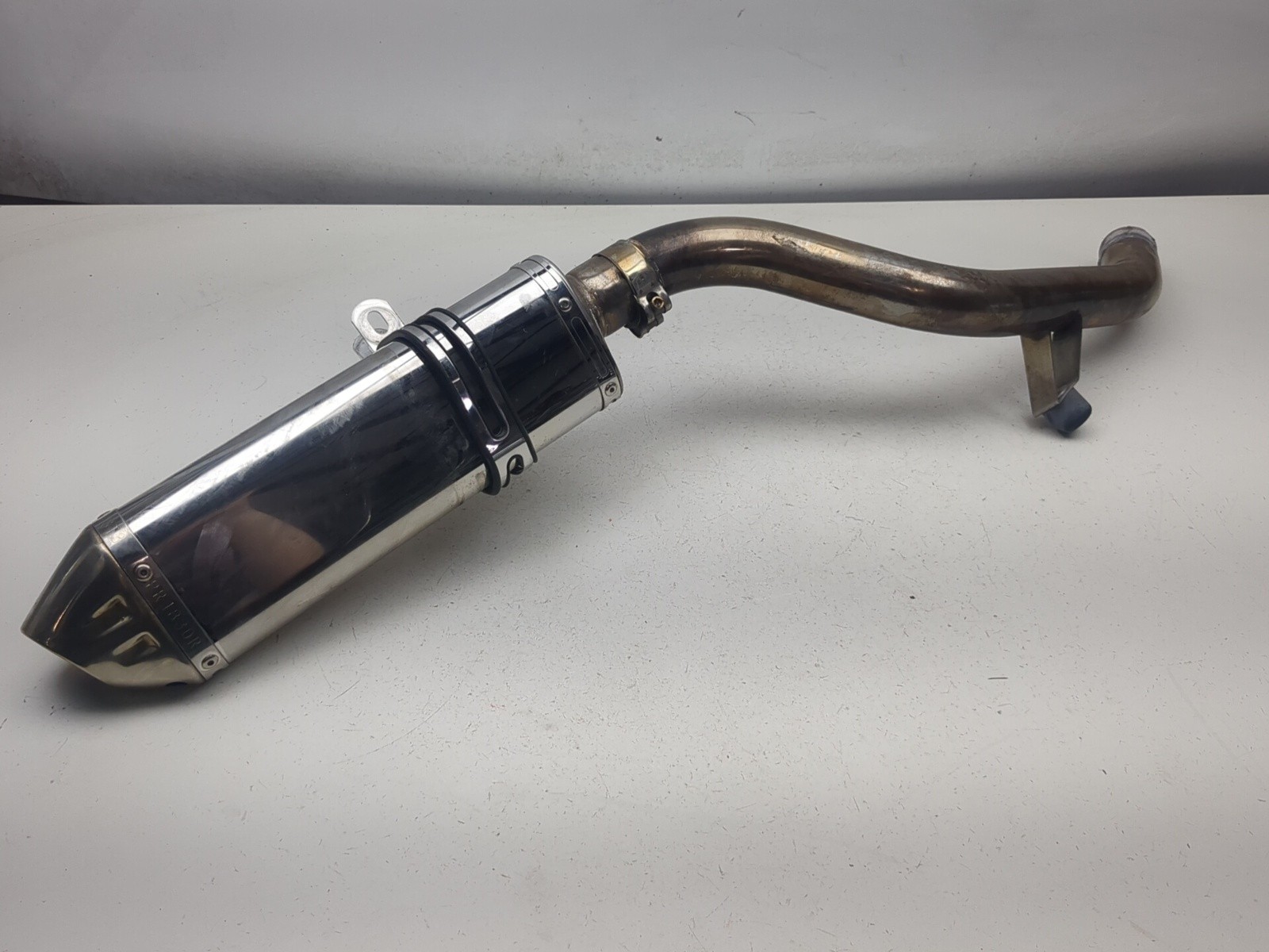 12-15 Triumph Tiger Explorer Rear Delkevic Tri-Oval PR1830R Muffler Assembly