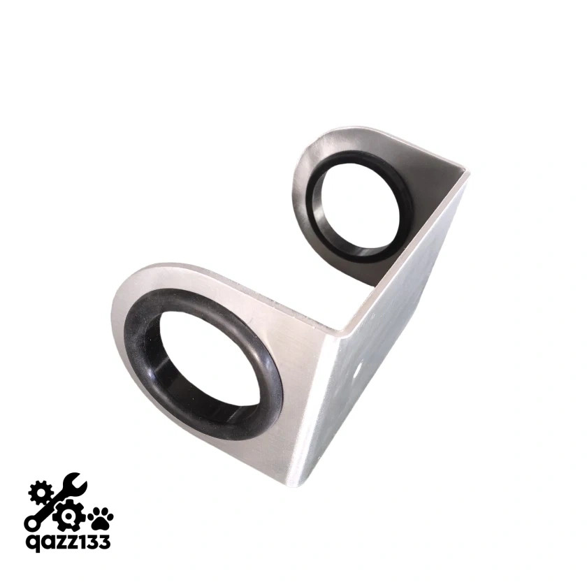 Aluminum 2″ Hole Flashlight Hanger Holder Wall Mount Storage Organizer