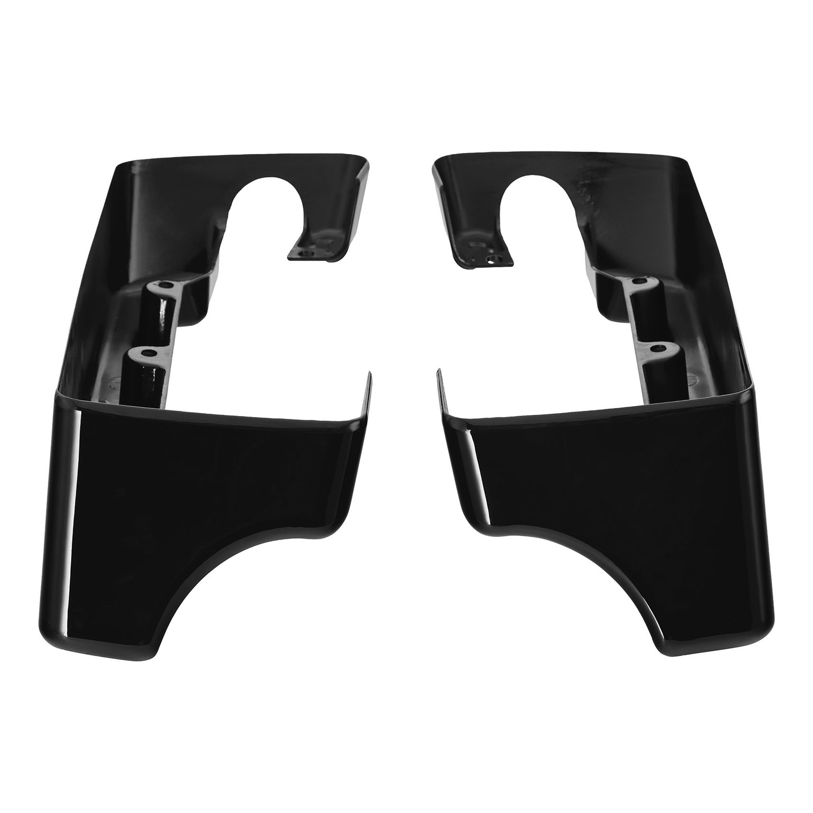 4″ Matte Black Saddlebags Extensions Fit For Harley Street Road Glide 2014-23 20