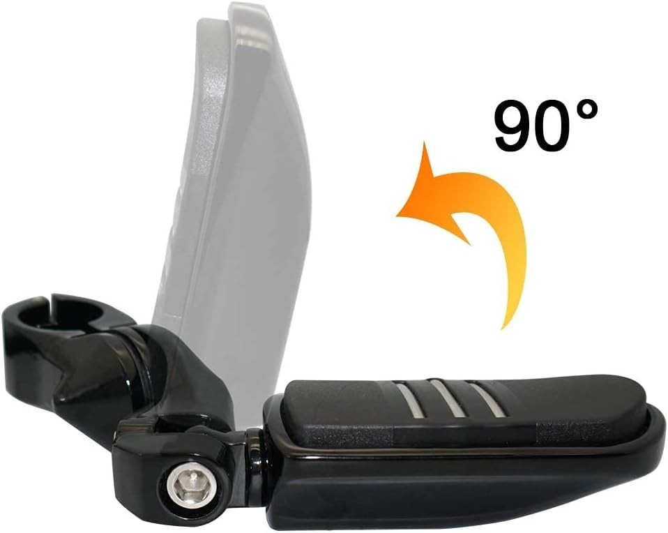 1.25″ Highway pegs,Motorcycle Angled Adjustable Highway Footpegs for Harley