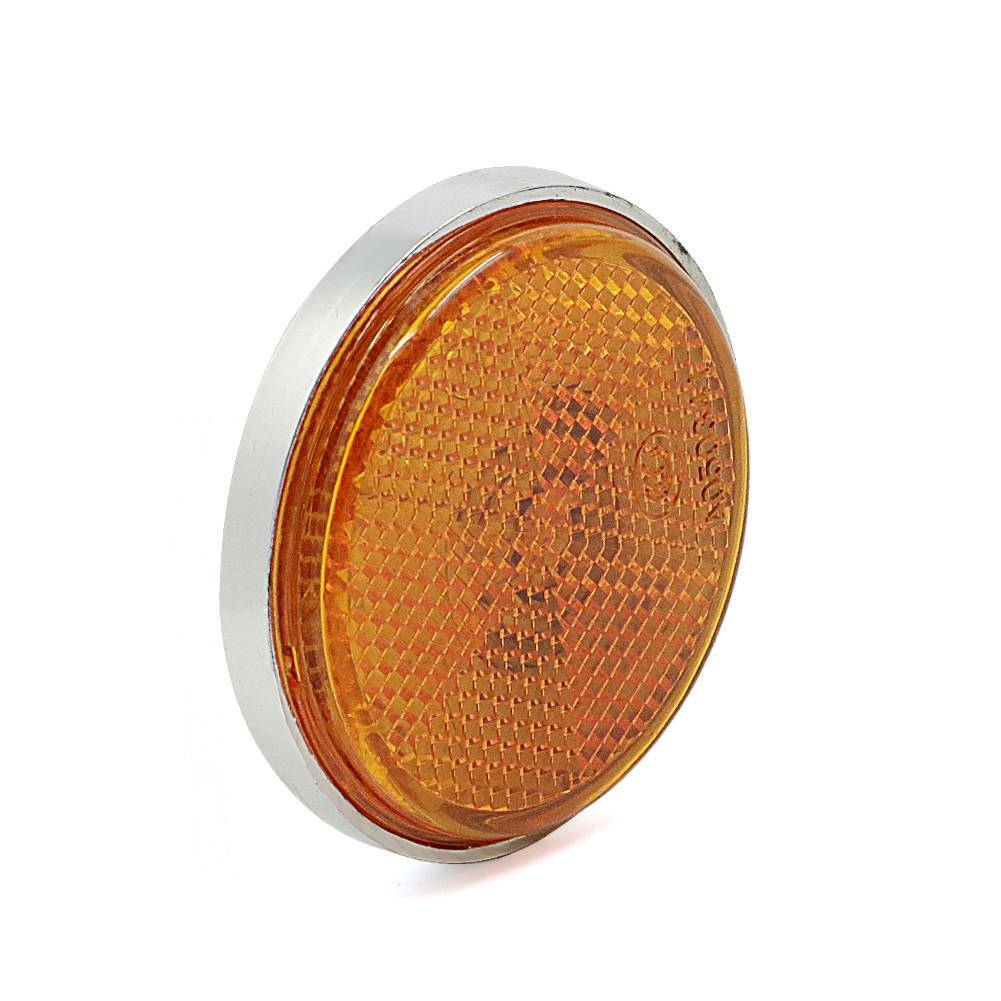 Amber Front Fork Reflector For Honda CL70 SL 70 90 C70 S90 CT70 Z50A Mini Trail