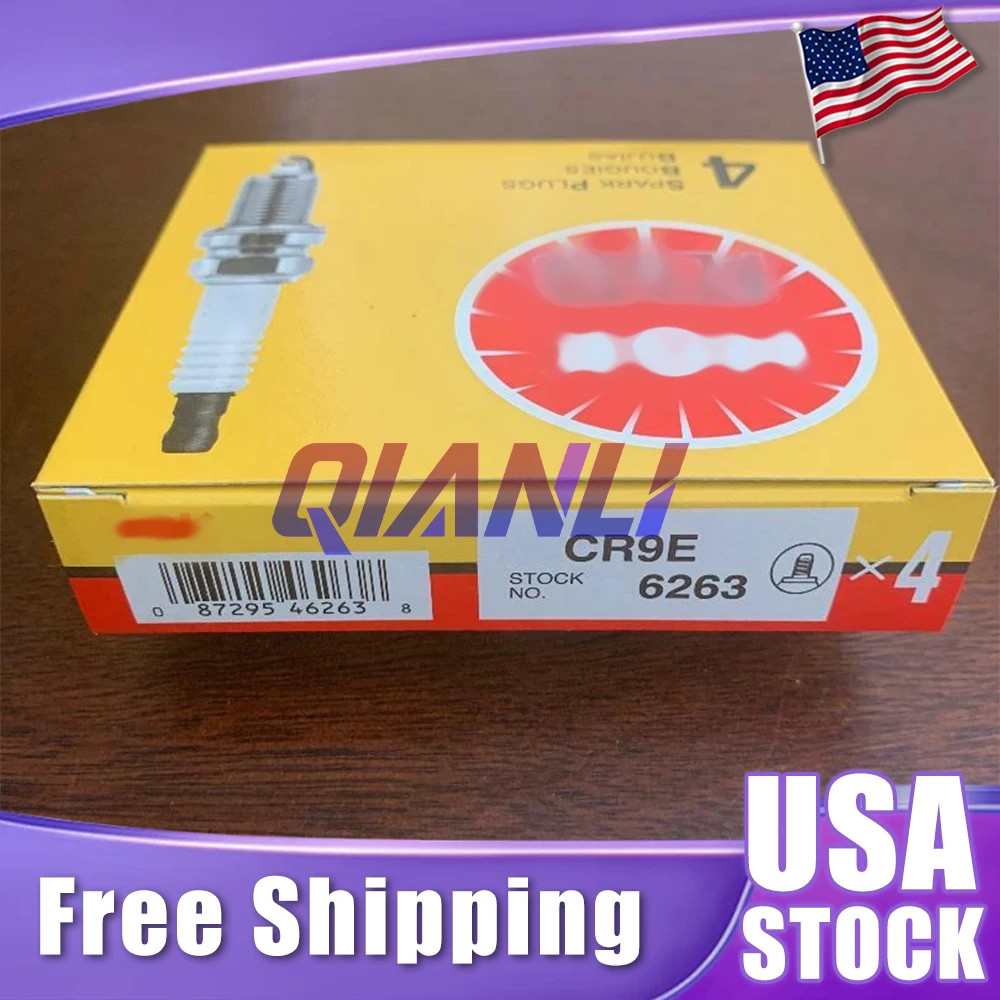 NGK 6263 Spark Plugs CR9E – 4 Pack