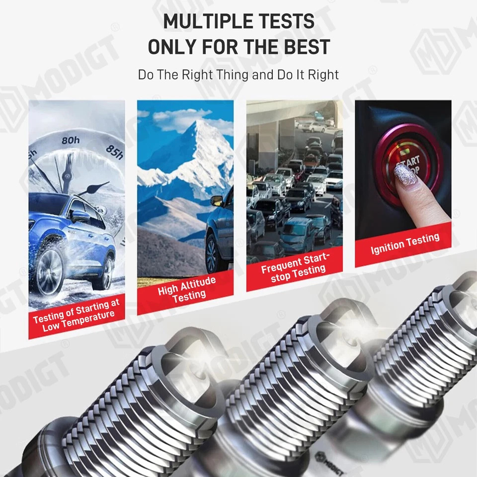 Set of 4 OEM 3932/DCPR7E Iridium Spark Plugs perfect match to the original car