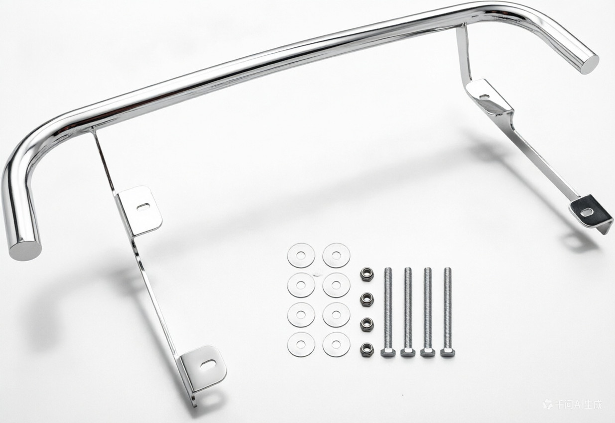 Rear Crash Bar Bumper Chrome for Harley Tri Glide Ultra 2009-2024