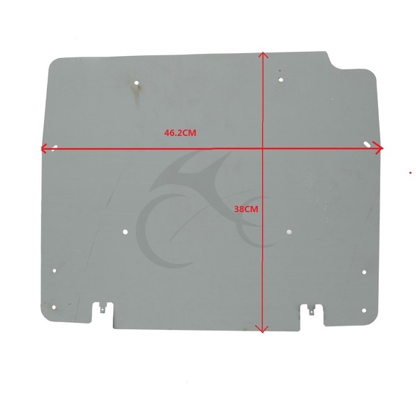 Black King Trunk Backrest w/ Mount Rack Plate Fit For Harley Touring 2014-UP