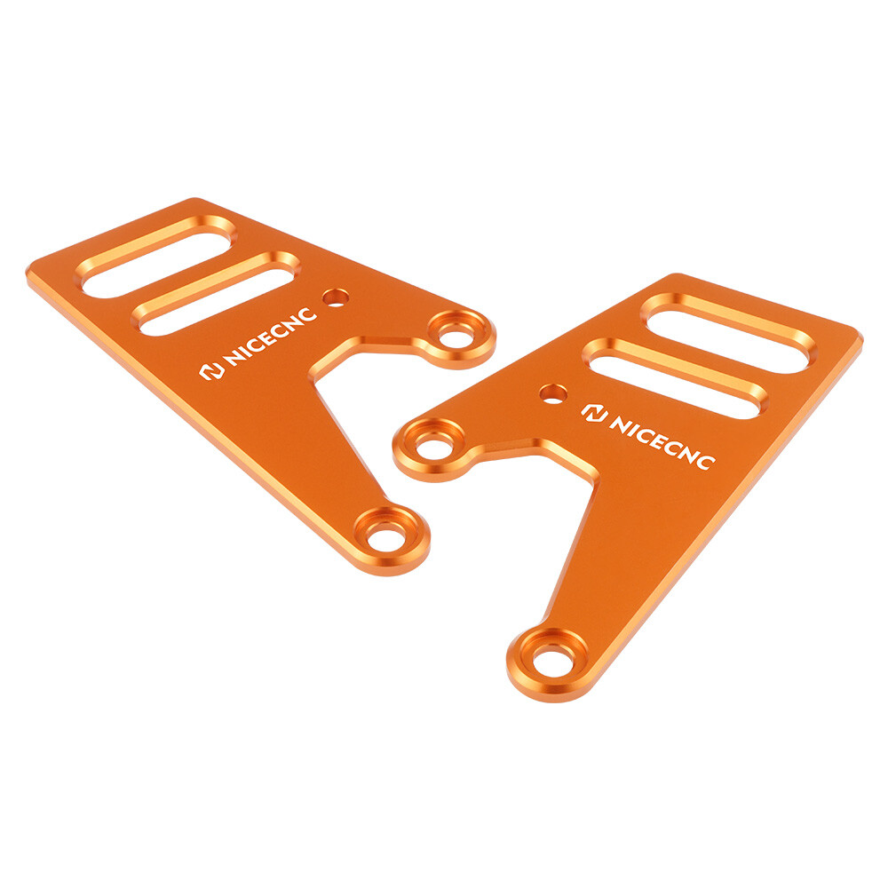 For KTM 690 ENDURO 2008-2022 Aluminum Footrest Guard Foot Peg Heel Cover Plates