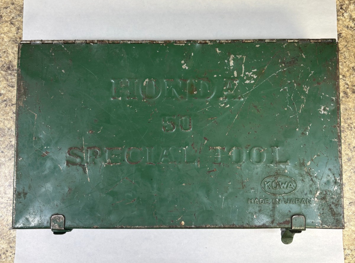 Vintage Green Honda 50 Special Toolbox KOWA Made In Japan ~14.5″ x 8.5″ x 2.75″~