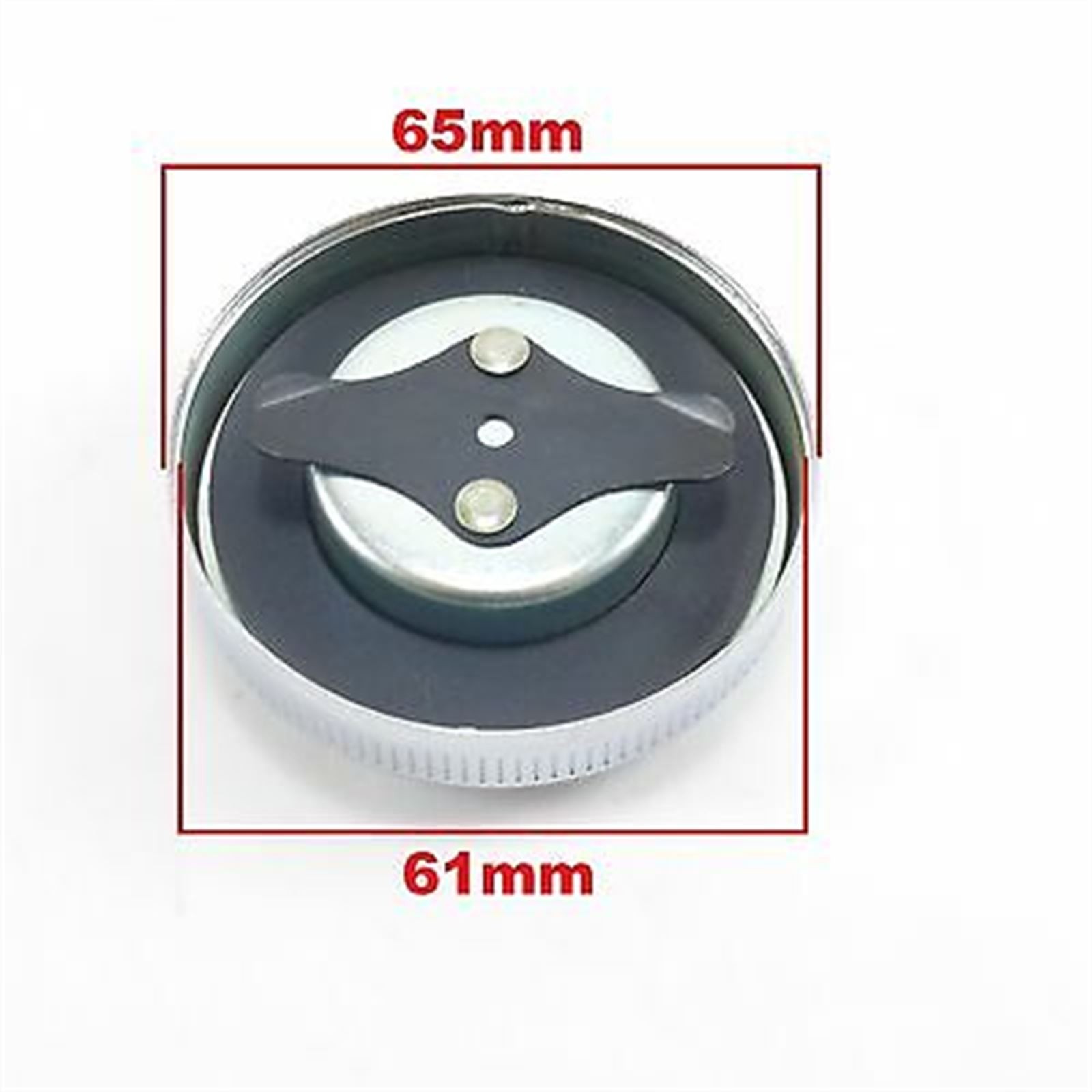 Gas Cap Left Side Non-Vented For Harley Tanks On Early Model 65-73 61103-65