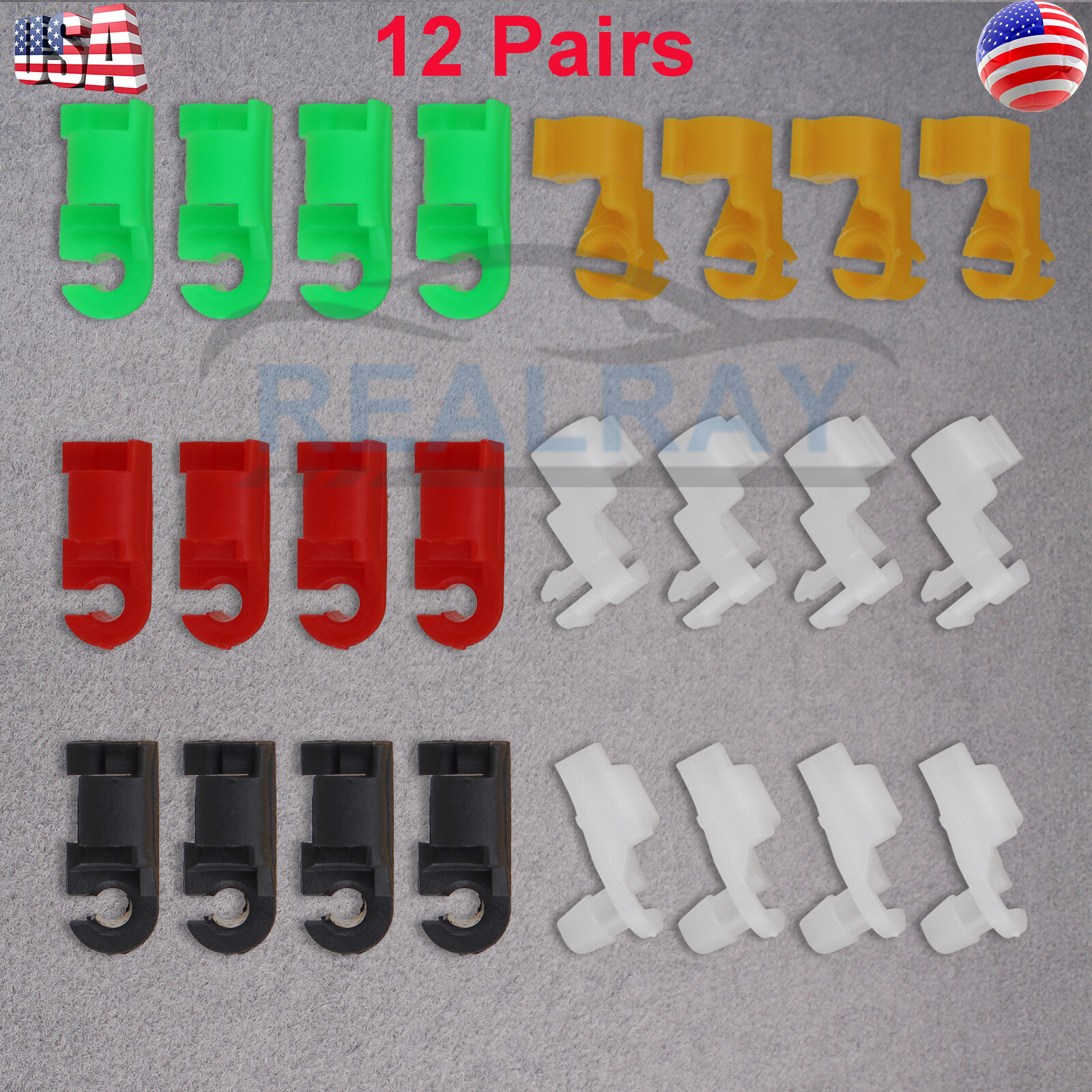 Automotive Fasteners Door Lock Rod Rivet Plastic Clips for Chevy Camaro Impala