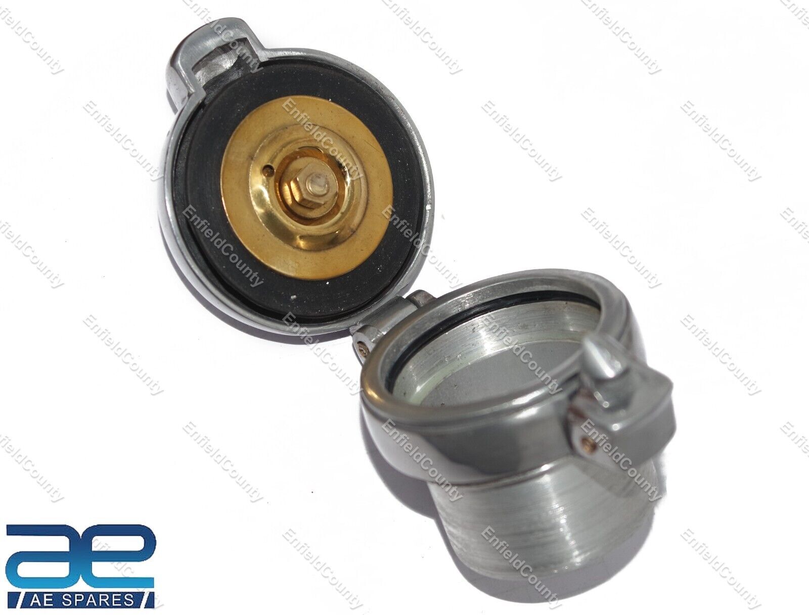 Petrol Tank Fuel Flip Cap 2″ With Alloy Filler Neck Cafe Racer Monza AJS BSA @US