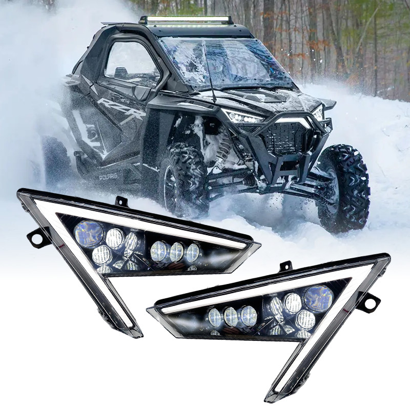 LED Headlight DRL For Polaris RZR PRO XP 4 2020-24 RZR Turbo R 22-23 OEM 2414538