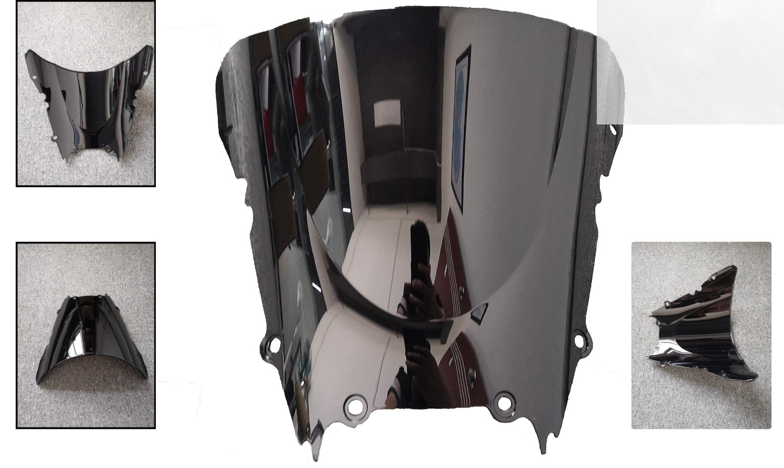 Yamaha R6 98-02 Windscreen – Double Bubble, Vehicle Specific Fit, ABS Plastic