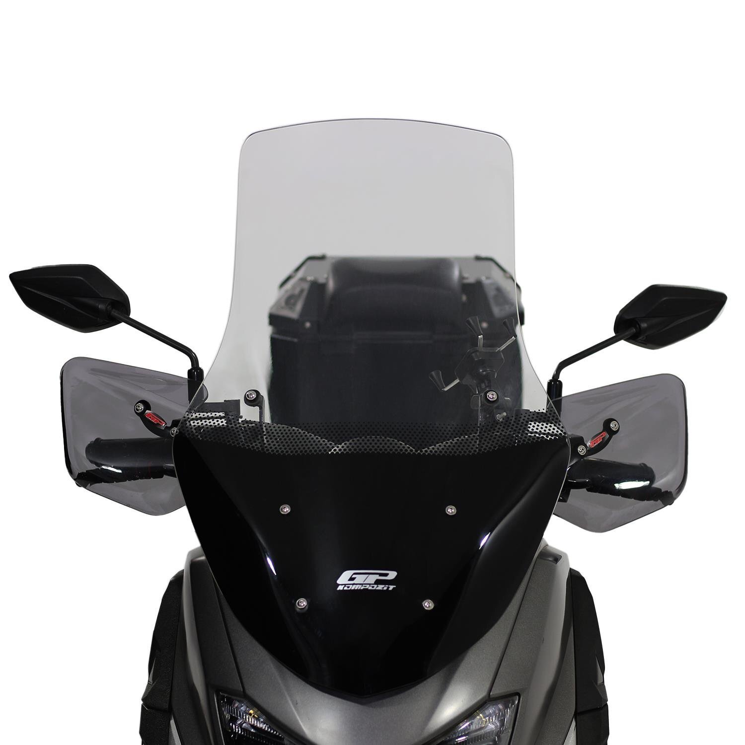 GP Kompozit Touring Windshield Smoked For Yamaha NMAX 125 / NMAX 155 2015-2020
