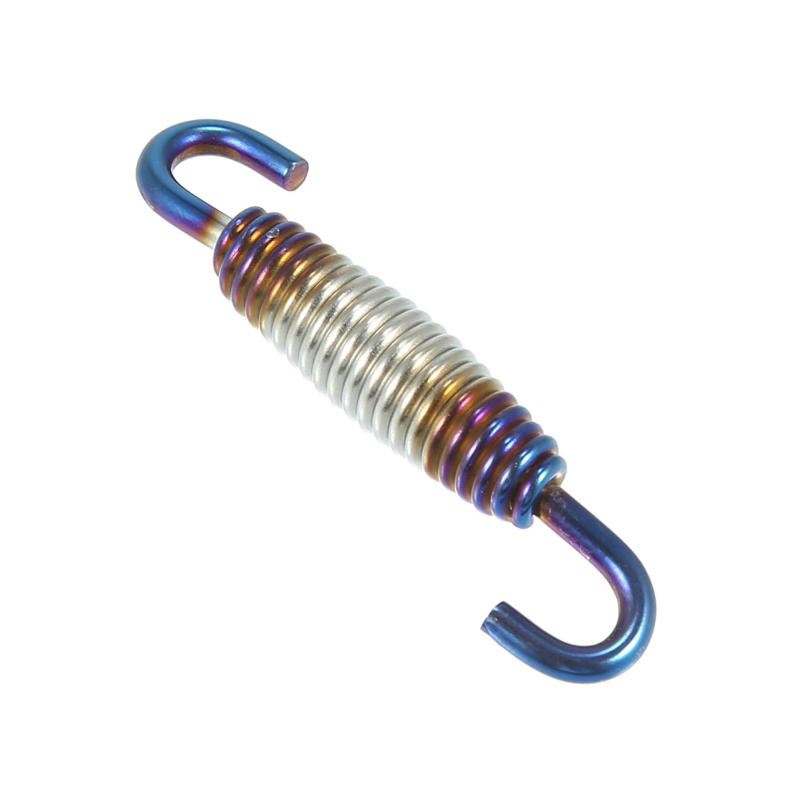 Motorcycle Universal Exhaust Pipe Spring Hook 60mm Stainless Steel Multicolor y