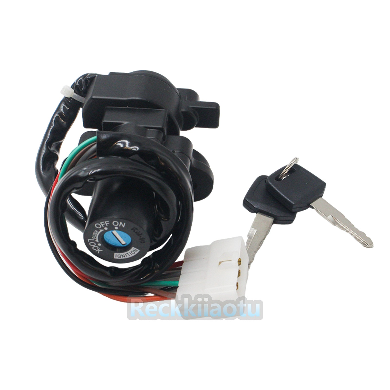 Ignition Switch & 2 Keys For (2008-2017) Kawasaki Ninja 250R 300 EX250J EX300