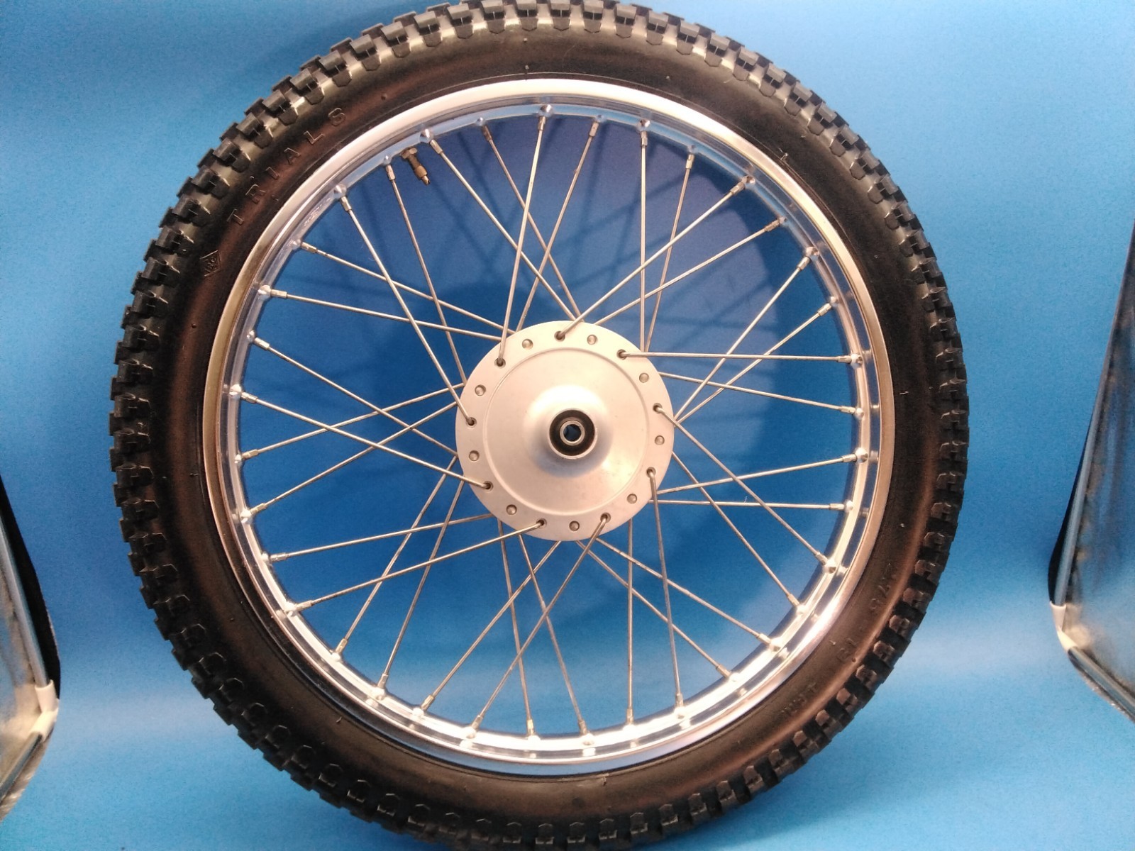 1973-1977 Suzuki TC TS 100 Chrome Front Wheel Rim Hub 1.40×19 TC100 TS100