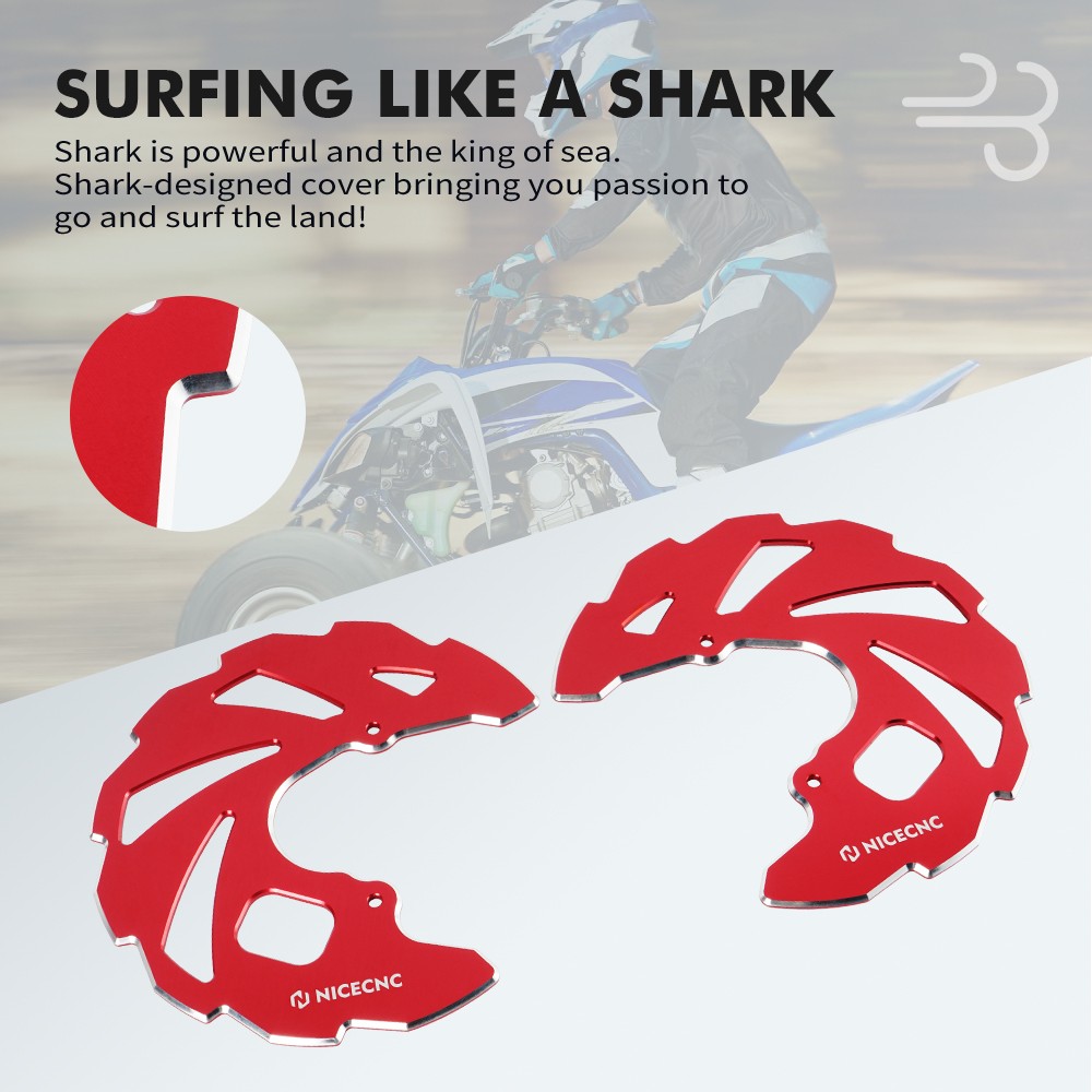 For YAMAHA YFZ450R ATV Front Wheel Ring Shield Cover Protection #5TG-2514A-00-00