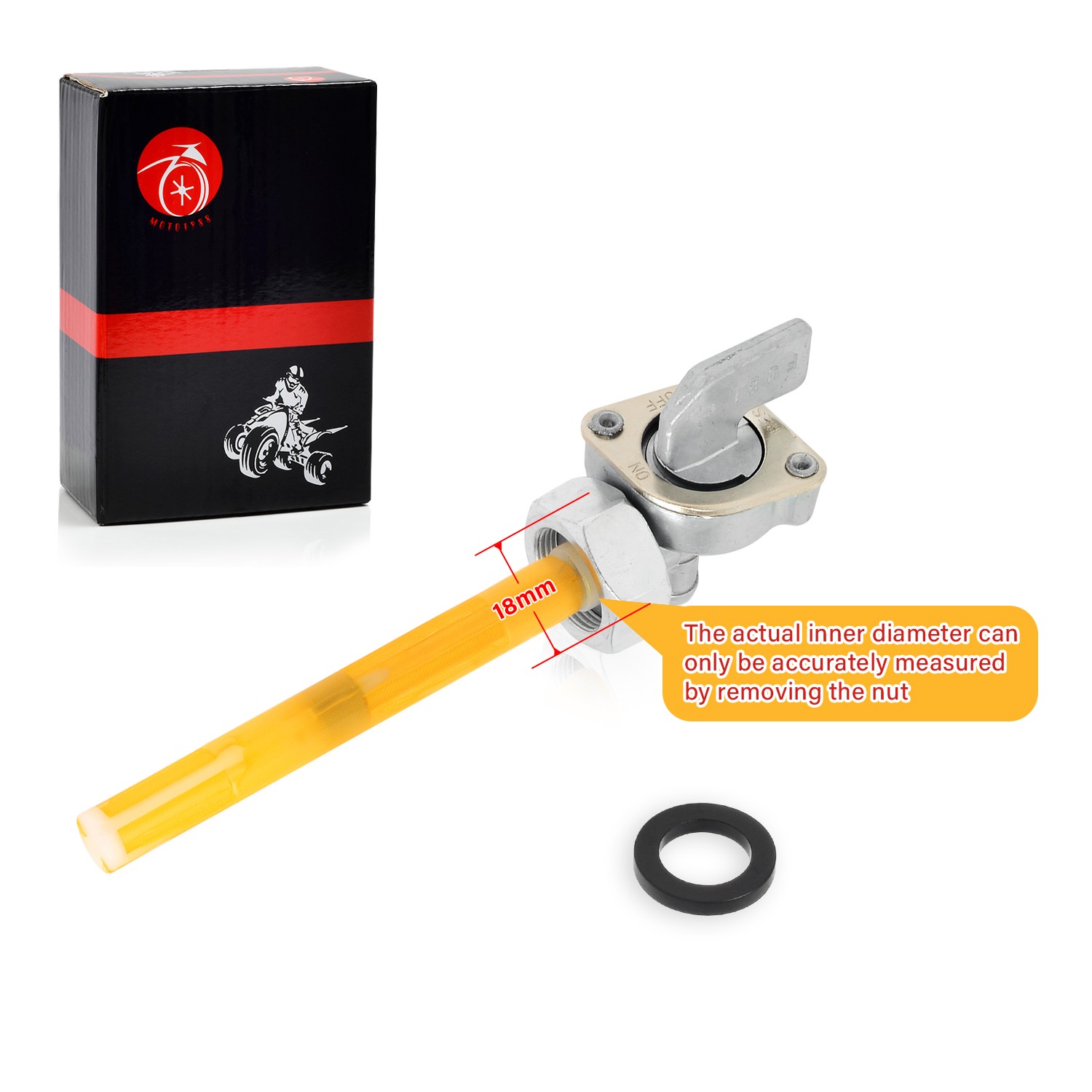 1981 For HONDA CB650 CB650C CB750C CB900C Custom M18 Fuel Valve Petcock