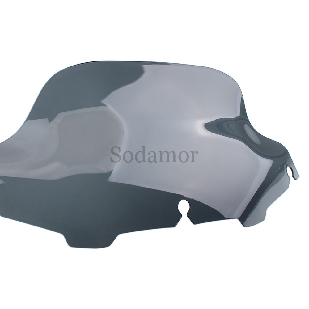 For Harley Touring Electra Glide 1996-2013 8″ Smoke Wave Windshield Windscreen