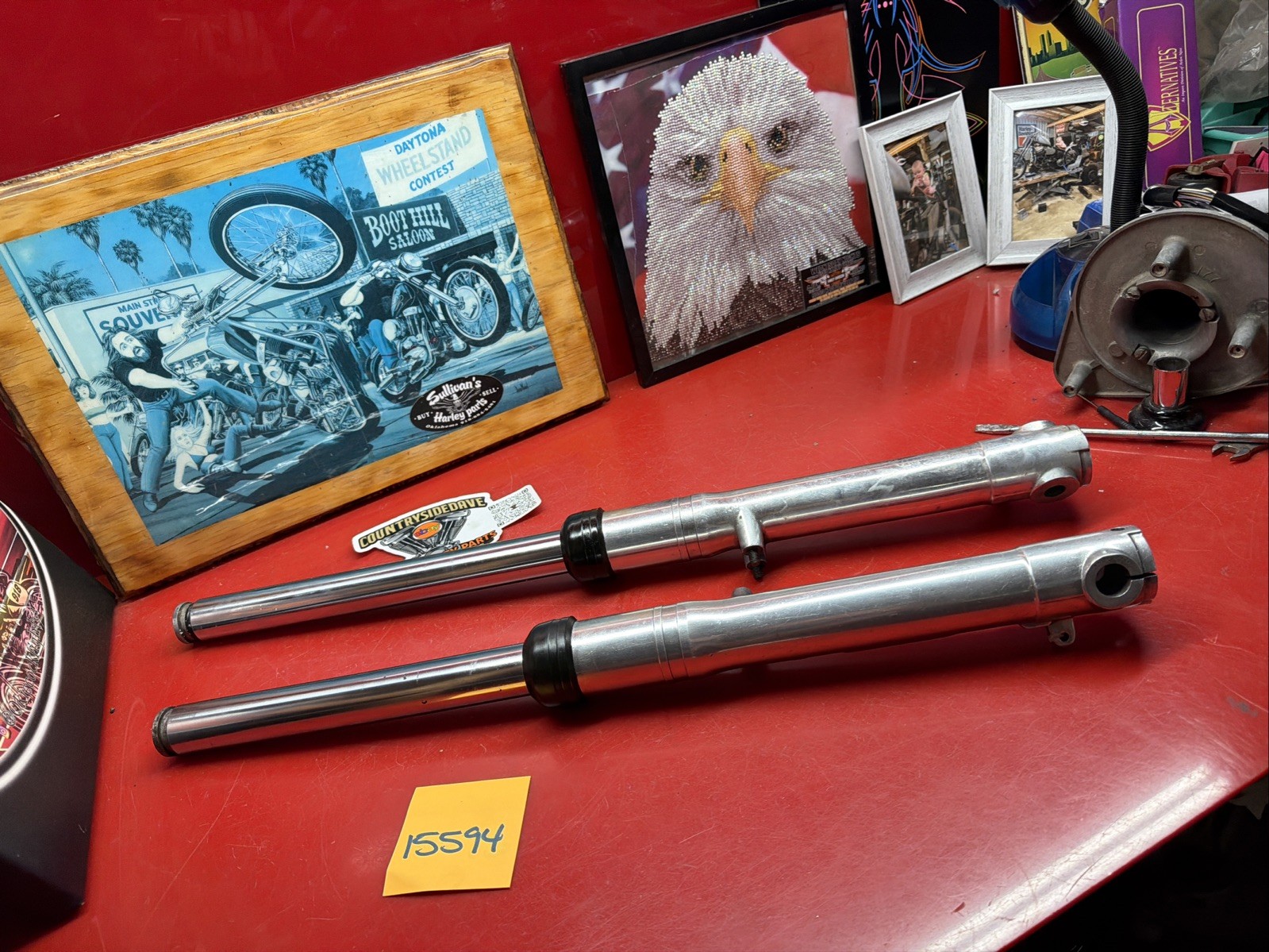 Ducati Front Mazzorachi Ceriani OEM Scrambler Forks Front End Desmo Polished