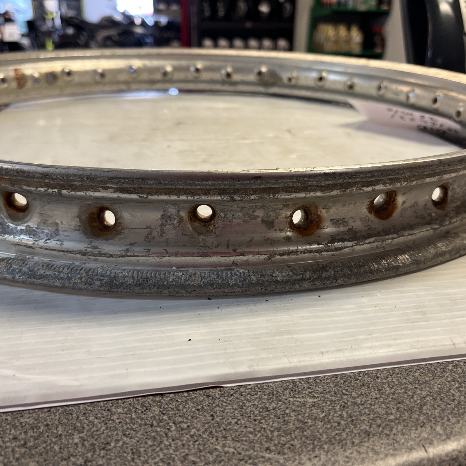 DID 1.60” x 21” 36 HOLE ALLUMINUM MOTORCYCLE RIM