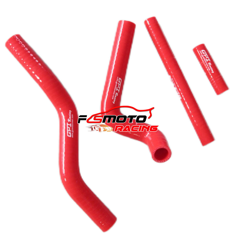 RED For Suzuki RM125 RM 125 2001-2008 02 03 04 05 06 Silicone Radiator Hose