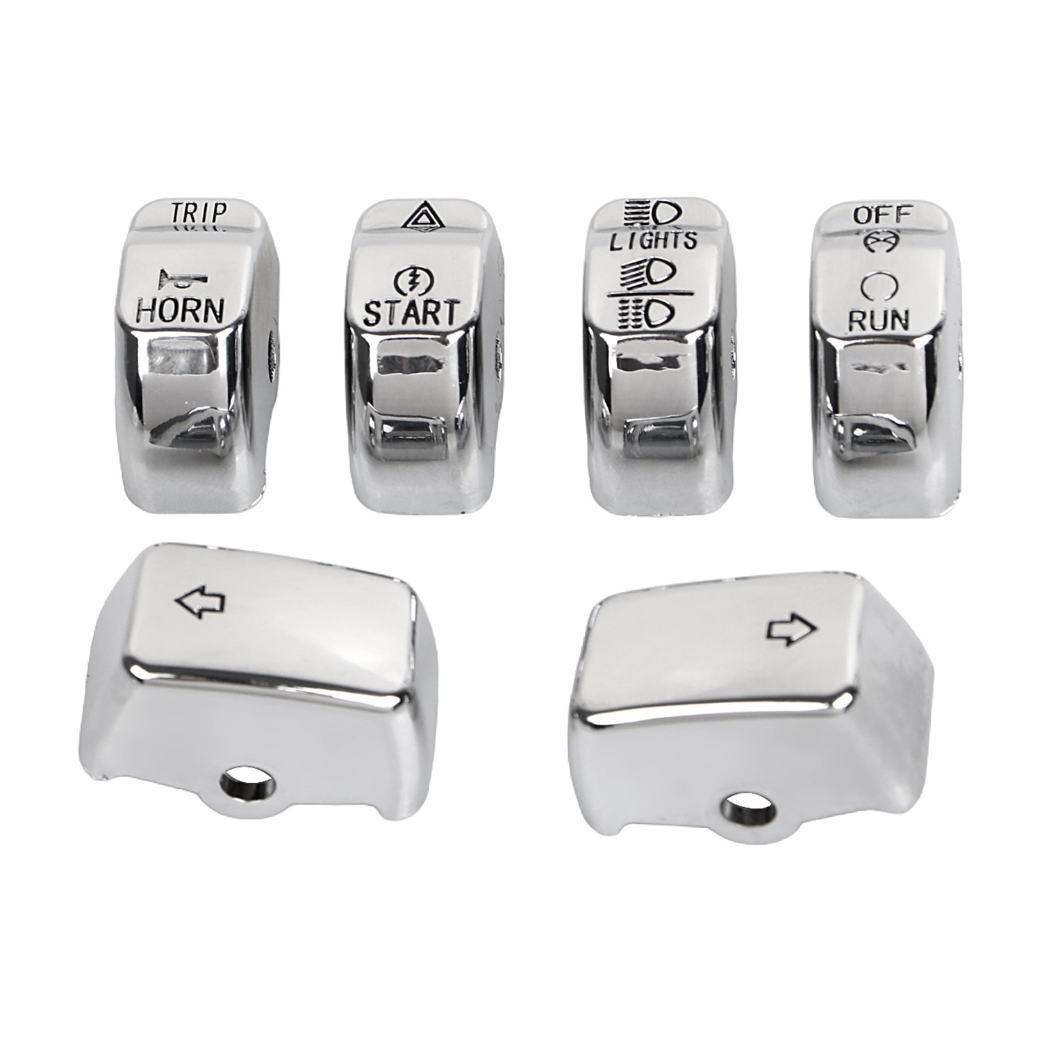 ABS Plastic Hand Control Switch Housing Button Cap For Harley Sportster 883 Dyna