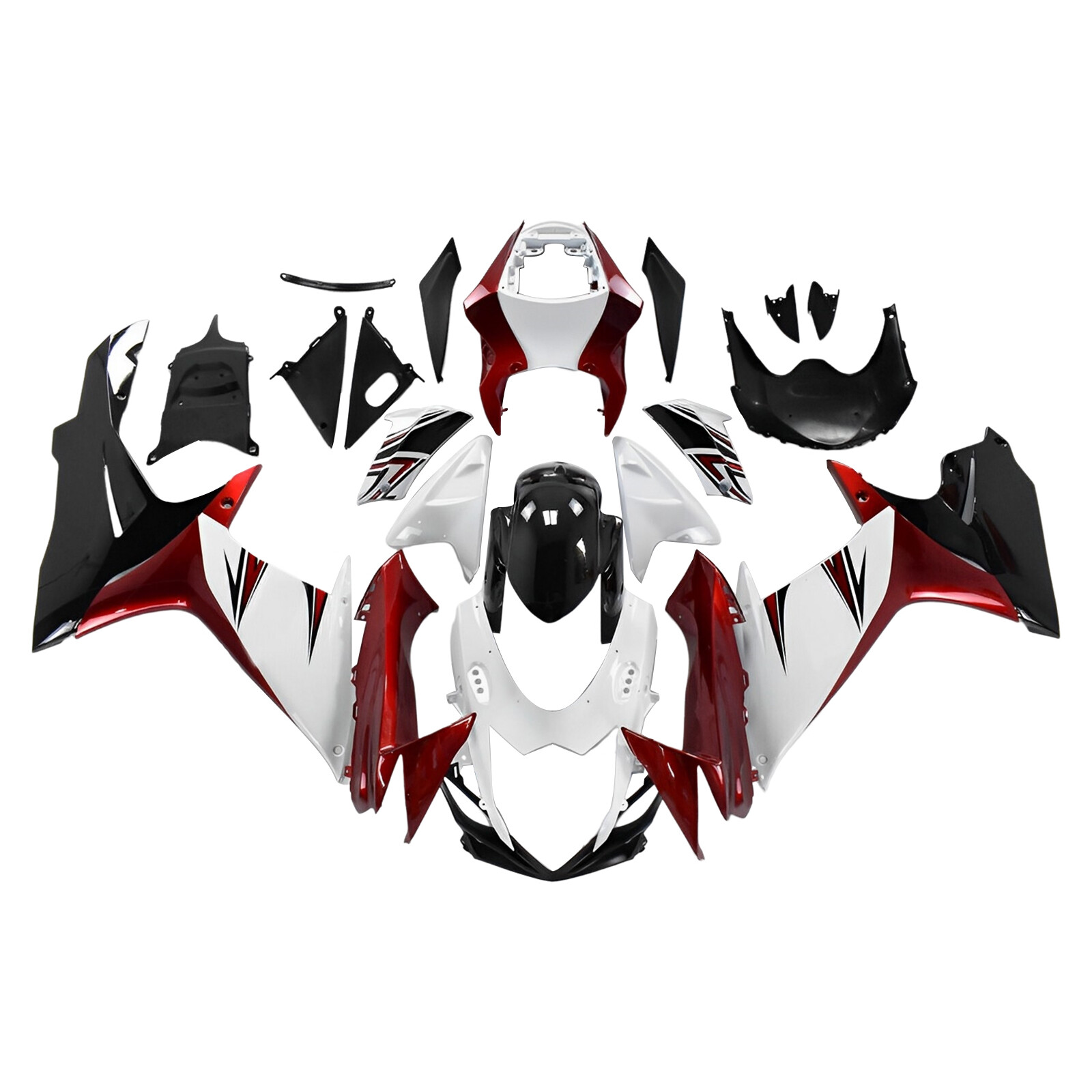Red White Fairing Kit for Suzuki GSXR600 GSXR750 2011-2025 Injection Bodywork