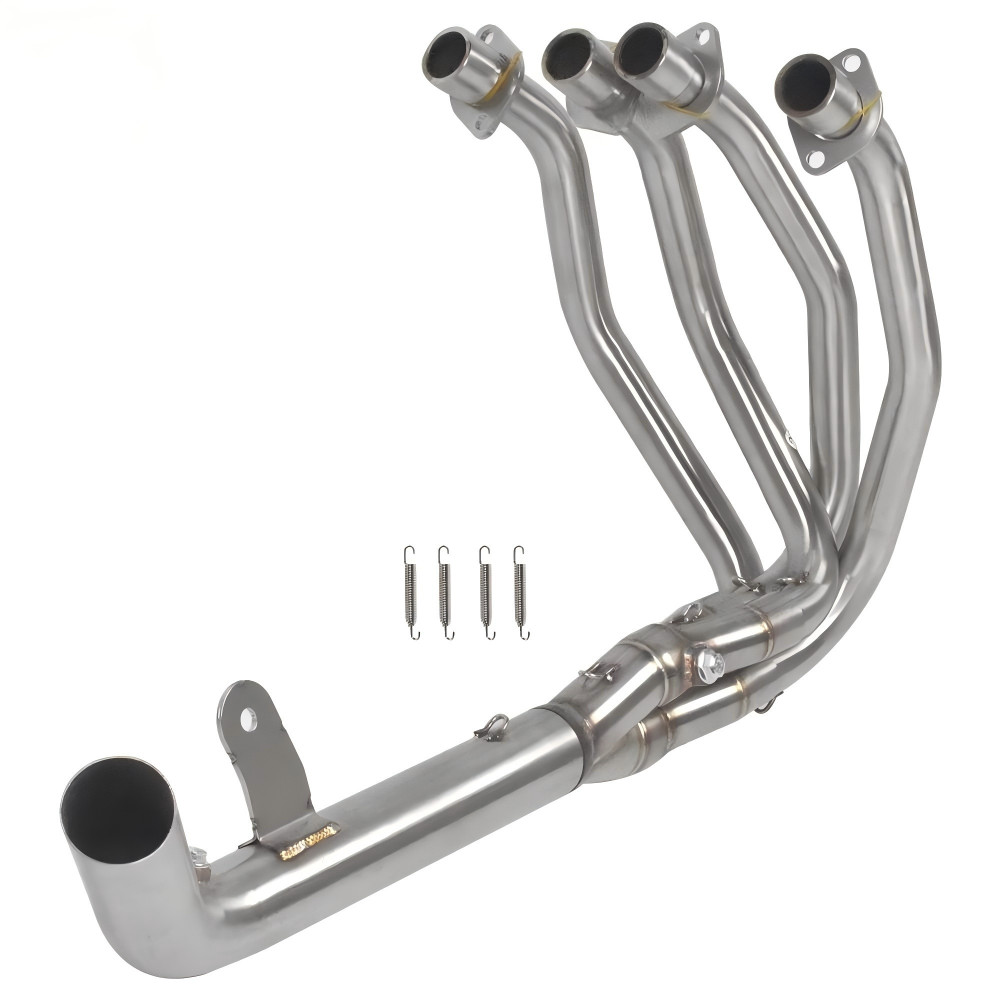 Exhaust Header Front Pipe Mid Link Tube for Kawasaki Ninja ZX4R ZX4RR 2023-2025