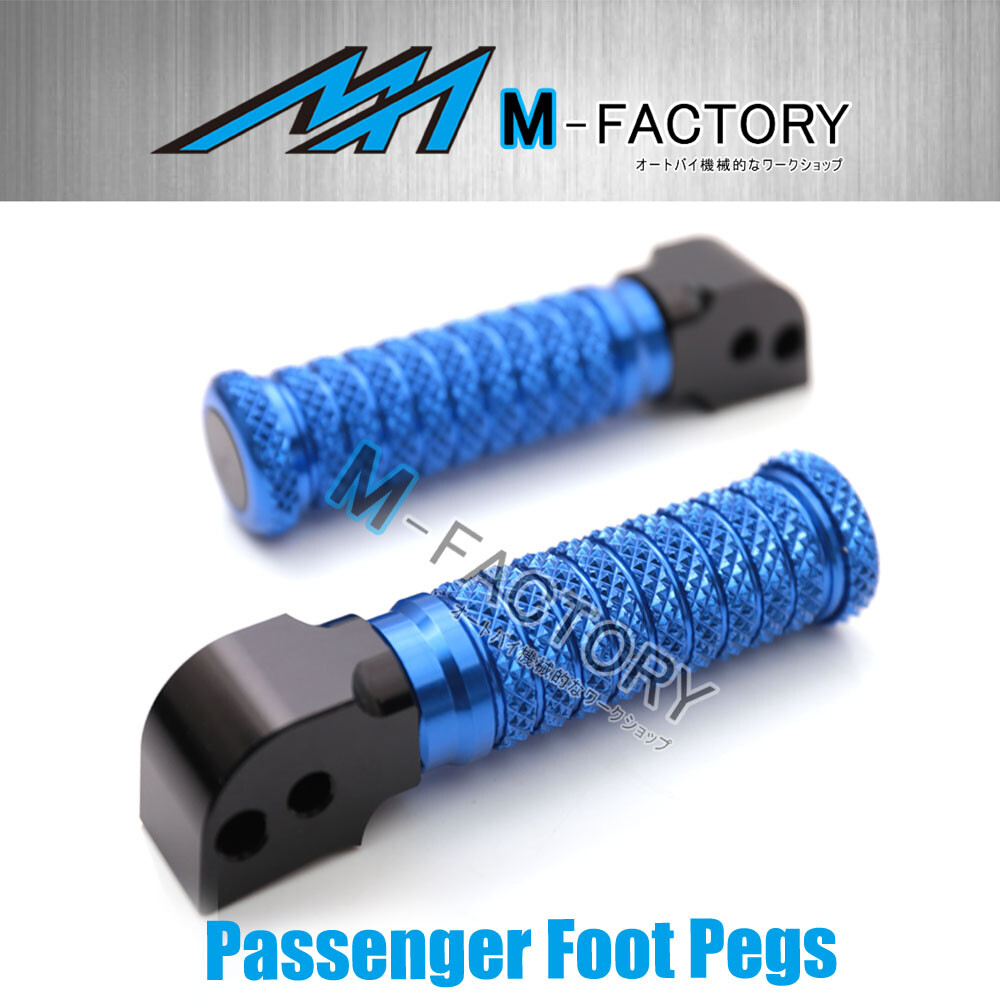 M-Grip Billet Rear Passenger Footpegs Fit Buell S1 Lightning All Year