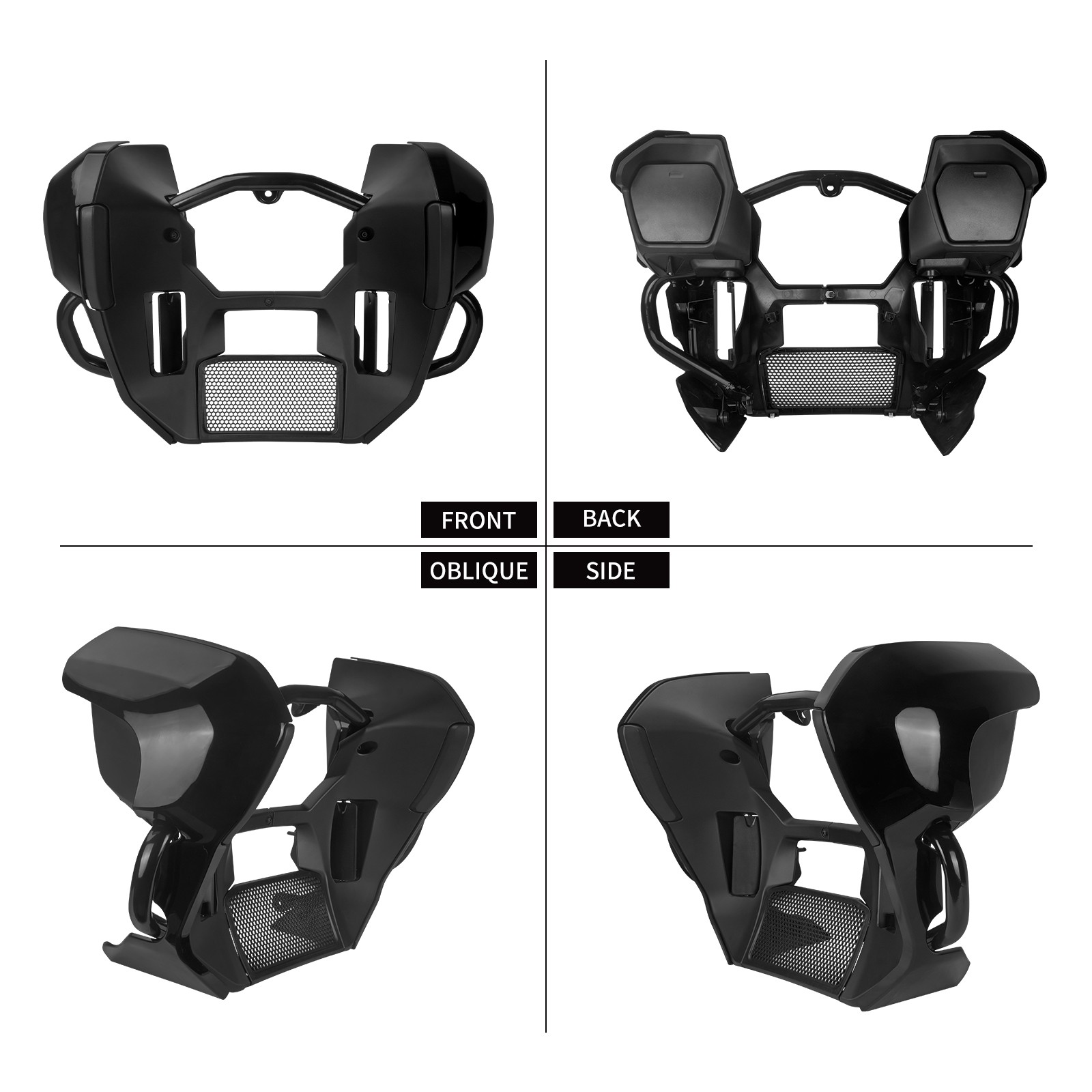 Engine Guard Spoiler Lowers Crash Bar For Harley Touring FLHXSE FLTRXSE 23-Up