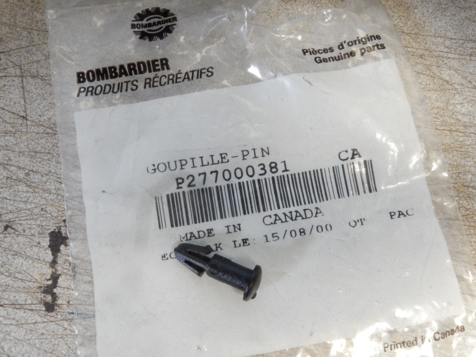 NOS Sea Doo Throttle Handle Pin GTI GTS Wake GTX RXP XP GSI 277000381