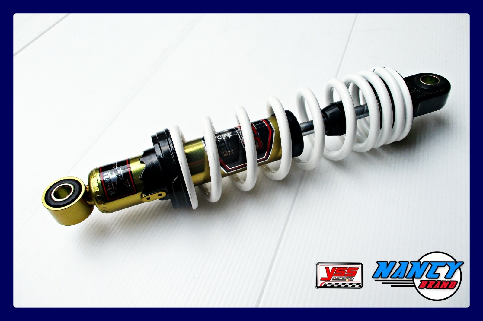 Fit Yamaha X1 Spark Z Spark Nano Rear Shock Set White Spring #nan5899#