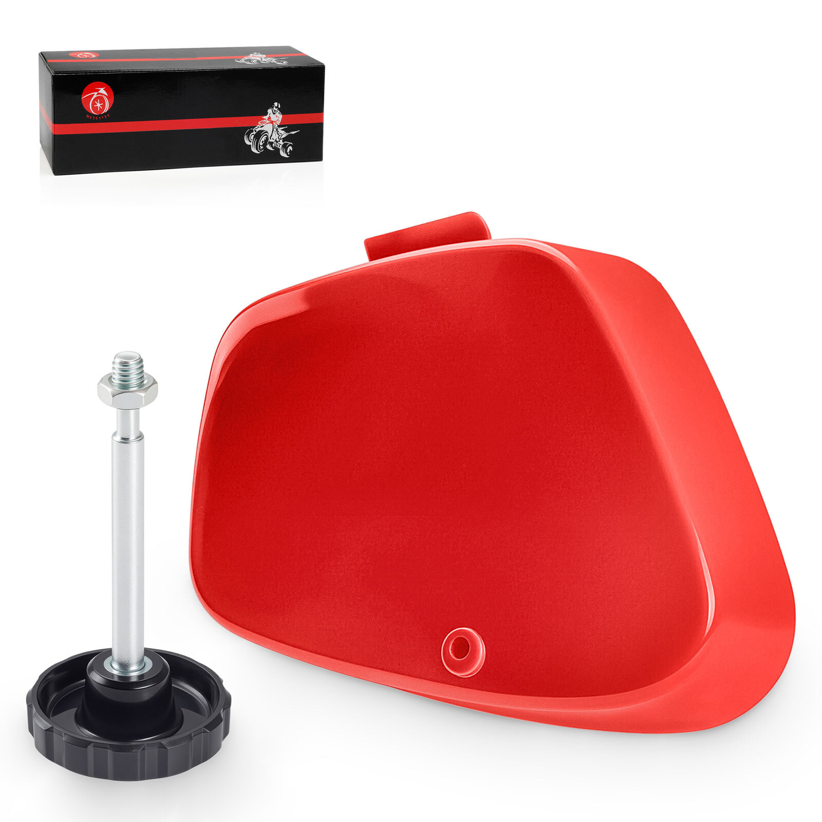 Right Side Battery Box Cover & Latch Knob for Honda CT90 CT110 C70M CA100 CA102