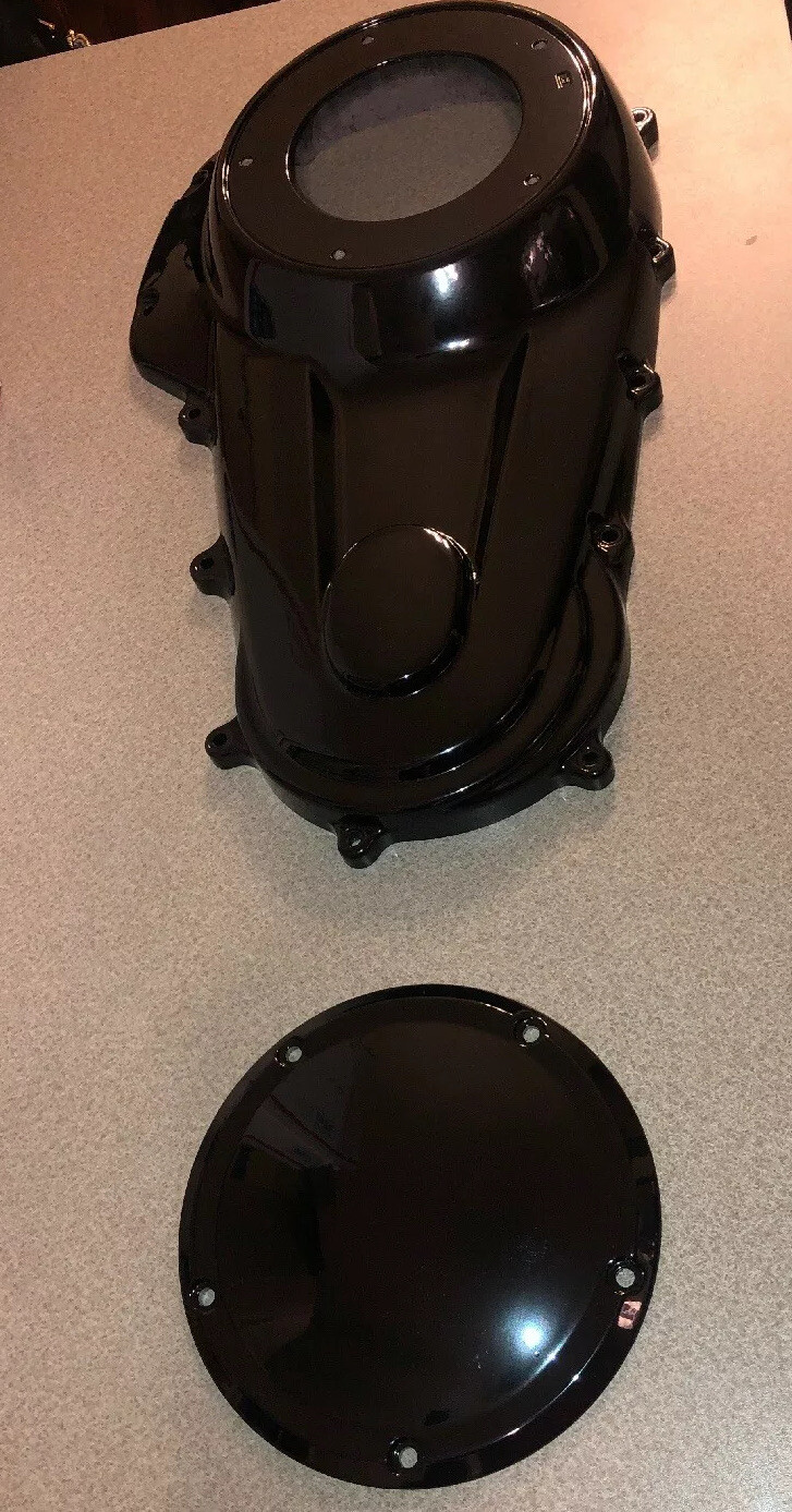 Harley primary cover Milwaukee Eight M8 GLOSS BLACK 2017-2023 TOURING MODELS