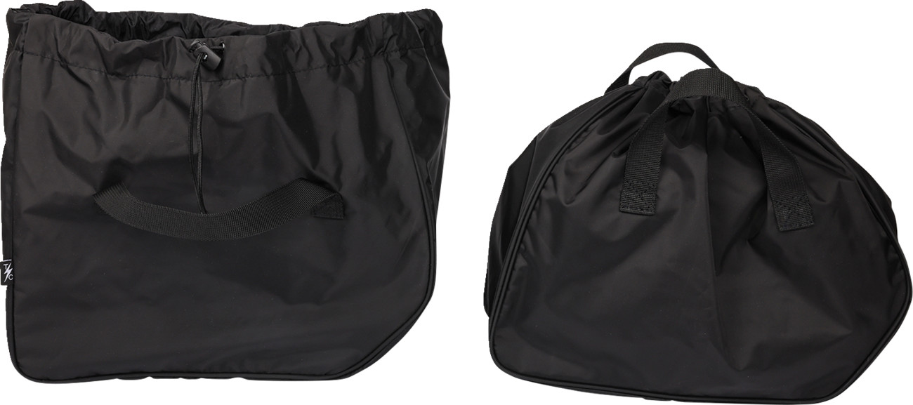 Thrashin Supply Expedition Saddlebags Black TSB-0008 1680D Ballistic Nylon
