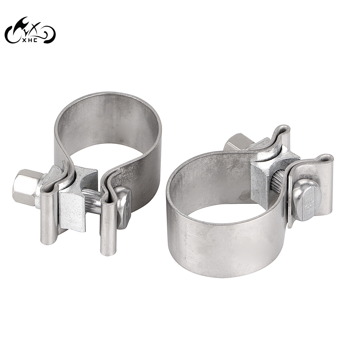 2x 1.75″ Exhaust Clamp on Headers For Harley Touring Road King Glide Ultra FLTRU