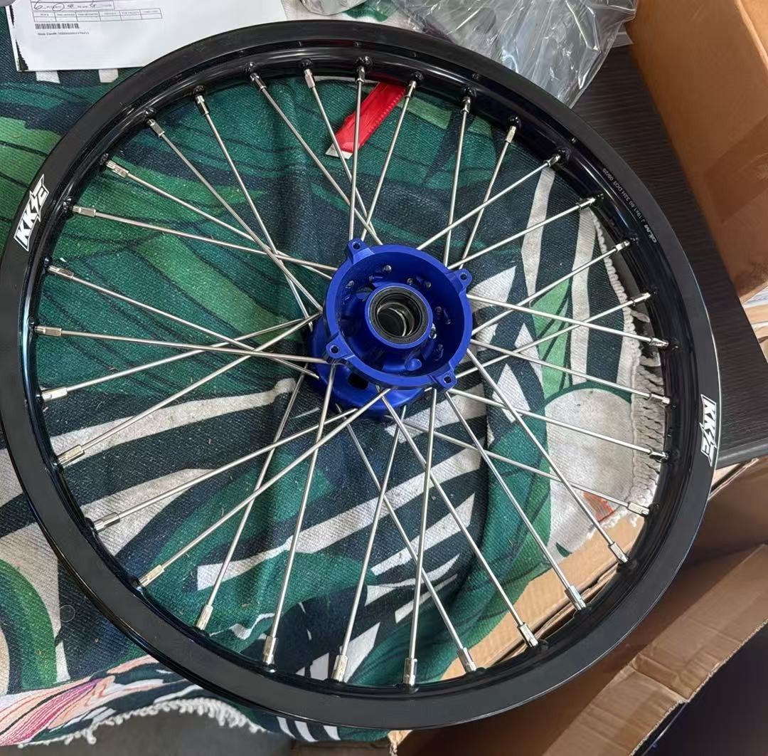 KKE 19/16 Big Wheels Rims for KTM 85 SX GAS GAS MC85 2021-2024 Blue Hubs