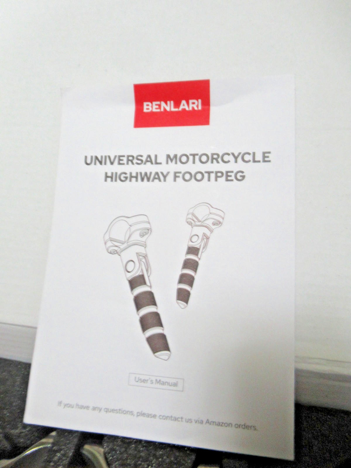Benlari CNC Highway Pegs Motorcycle Foot 1in 1-1/4in 25mm 32mm Fit Chrome NEW
