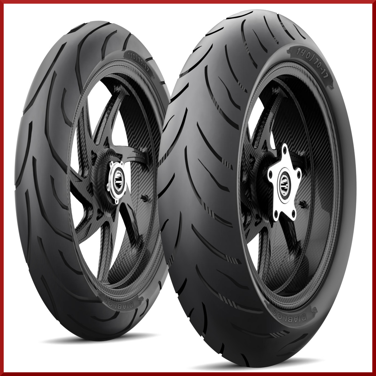 Roadmax 140/70-17 + 110/70-17 (75H) Motorcycle Tire SET (1Front + 1Rear) NEW