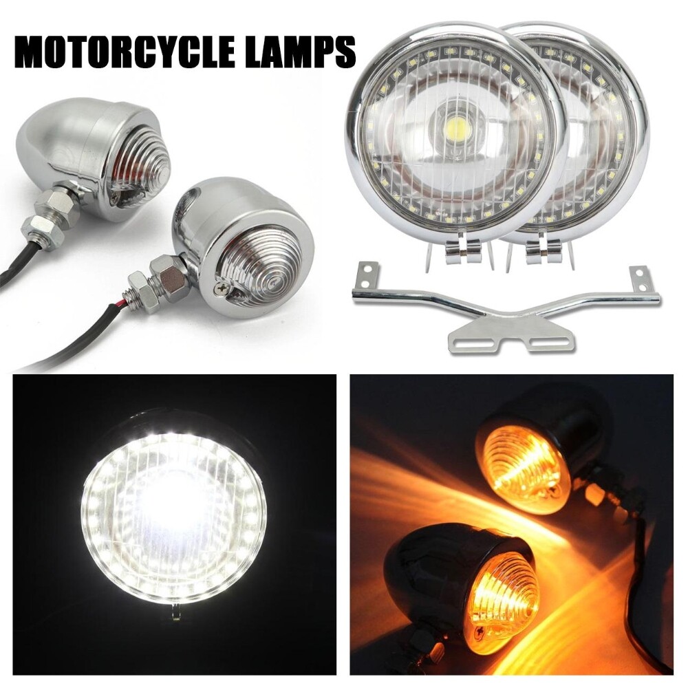 Driving Passing Fog Turn Signals Light Bar For Honda Shadow ACE 1100 VT1100C USA