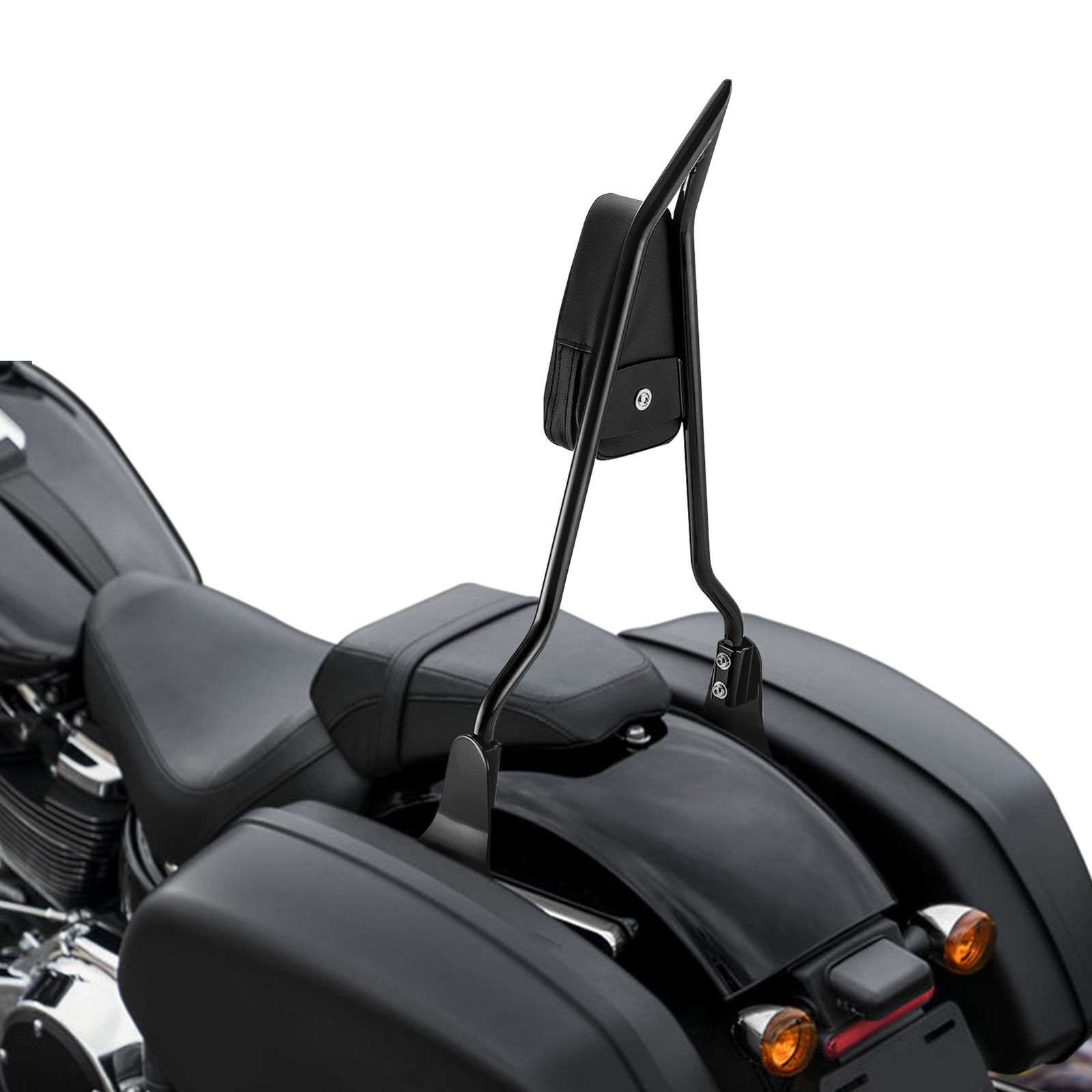 24.5″ Passenger Backrest Sissy Bar Pad For 2022-2024 Harley Low Rider ST FXLRST