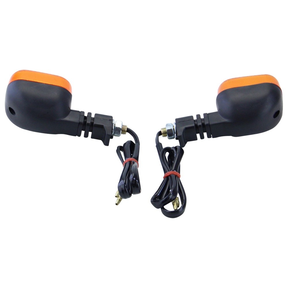 Motorcycle Indicators M10 E Number (Glass Orange) Front / Rear Universal