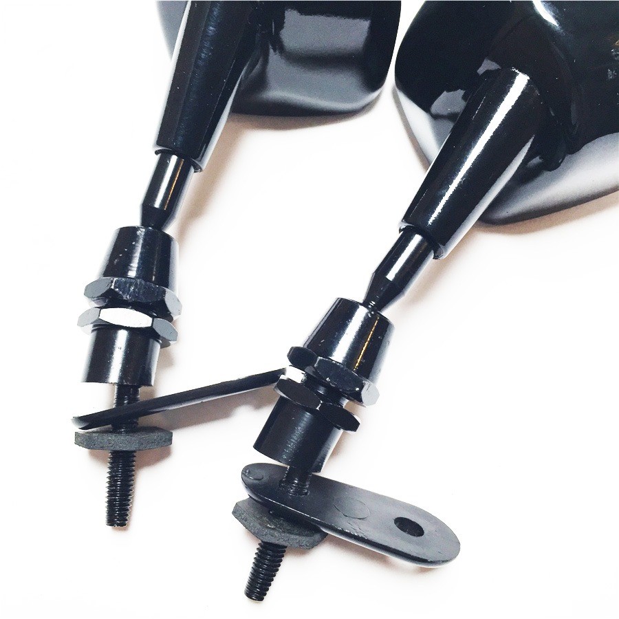 Black Racing mirror for CBR NINJA ZX GSXR Katana HAYABUSA YZF R1 Rearview