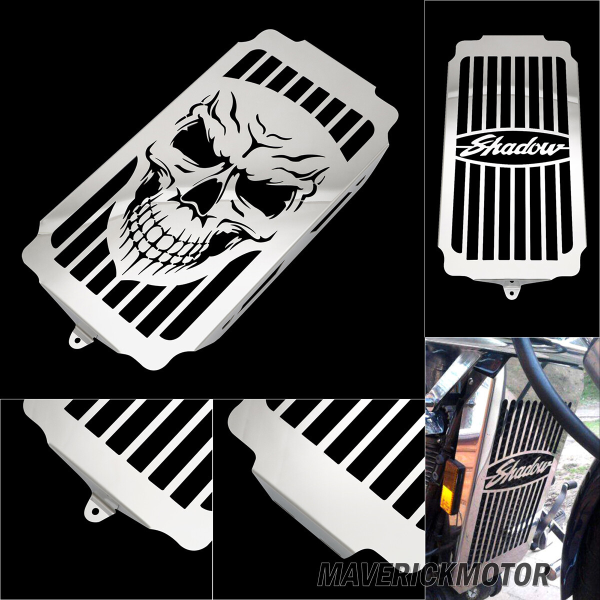 Radiator Grill Cover Guard For Honda VT1100C Shadow 1100 Spirit Sabre 1987-2007