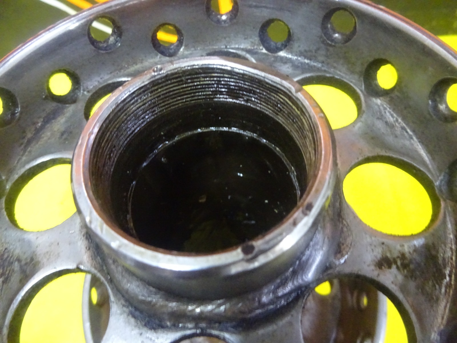 HARLEY IRONHEAD SPORTSTER’S CHOICE OF USED CHROME BARE REAR HUB